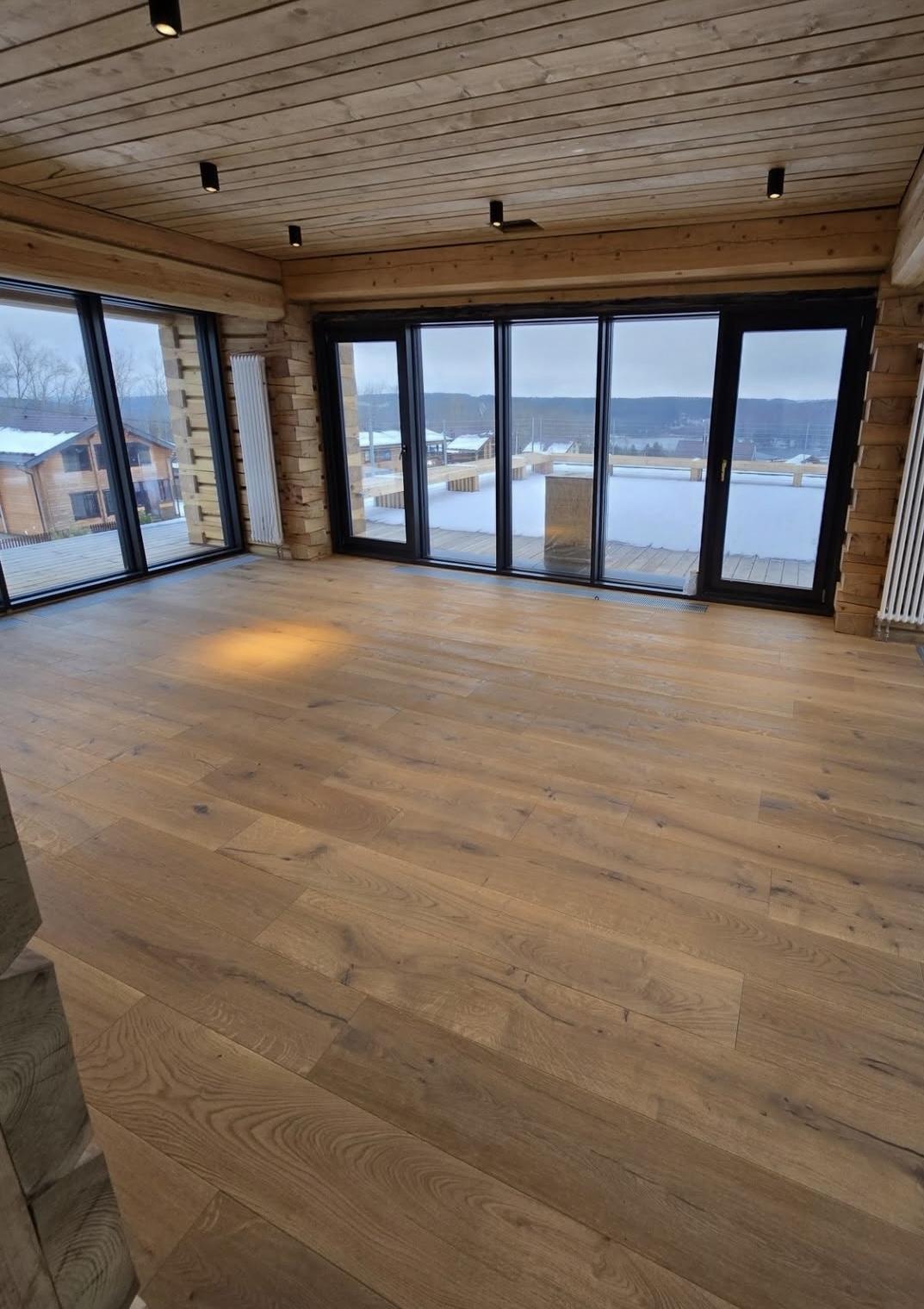 Updated and stylish living room